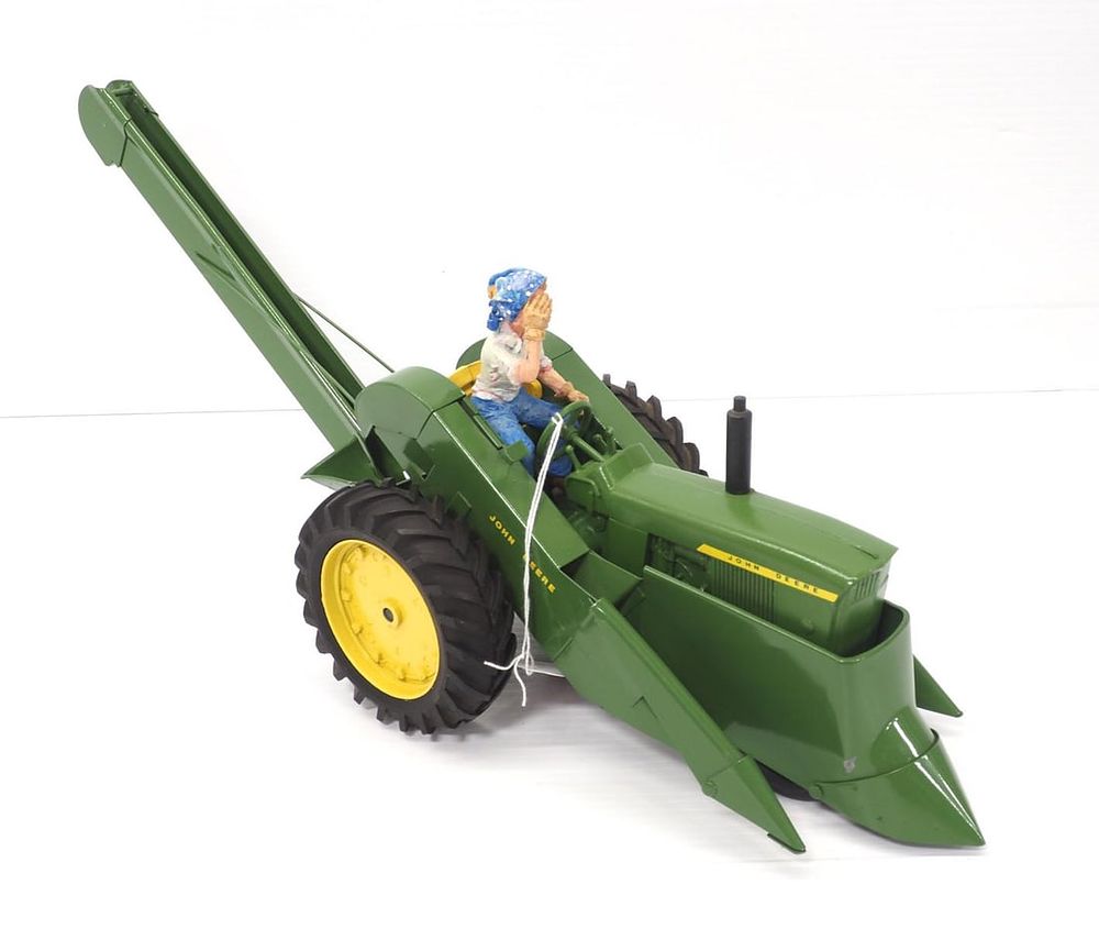 Lot 29: John Deere Tractor with 2-Row Picker