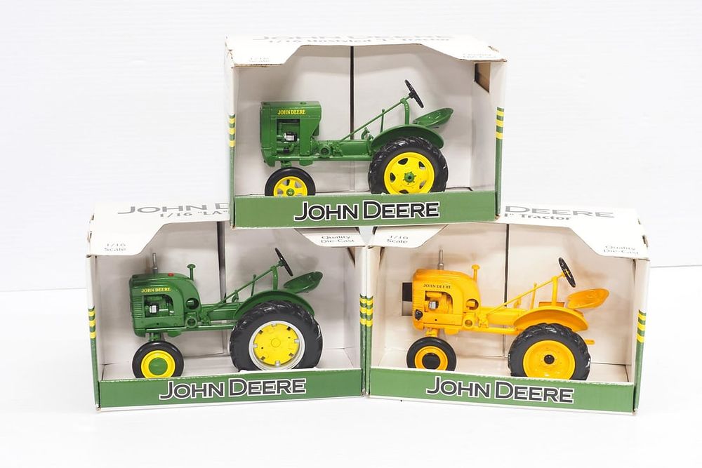 Lot 41: (3) SpecCast John Deere Tractors