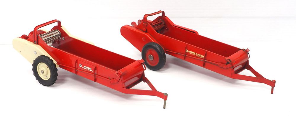 Lot 142: (2) McCormick Deering Manure Spreaders