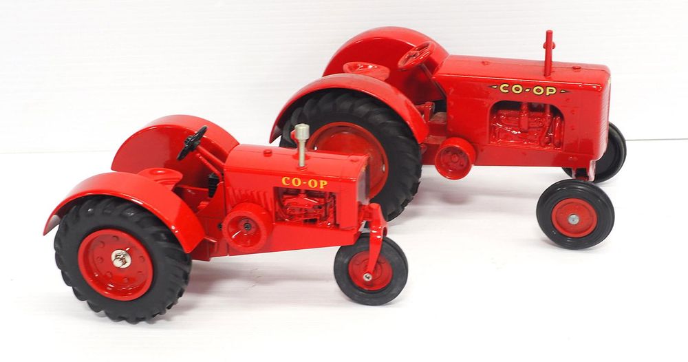 Lot 168: (2) Co-Op Tractors
