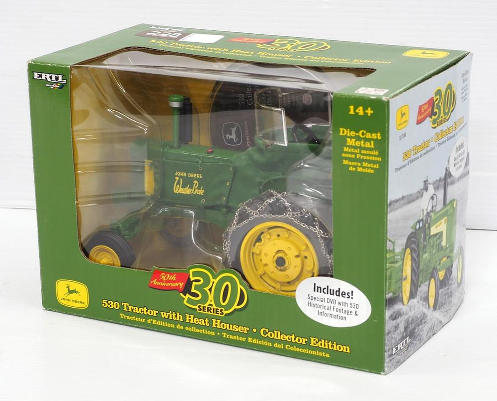 Lot 228: Ertl John Deere 530 Tractor with Heat Houser