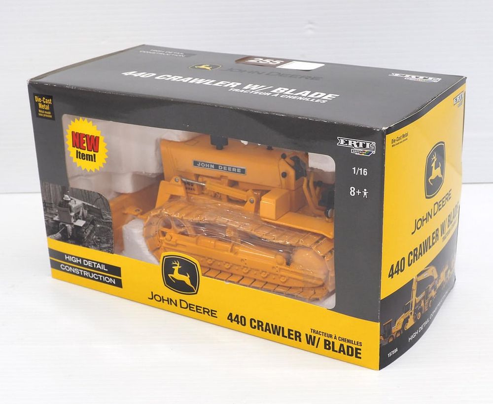 Lot 255: John Deere Industrial 440 Crawler with Blade