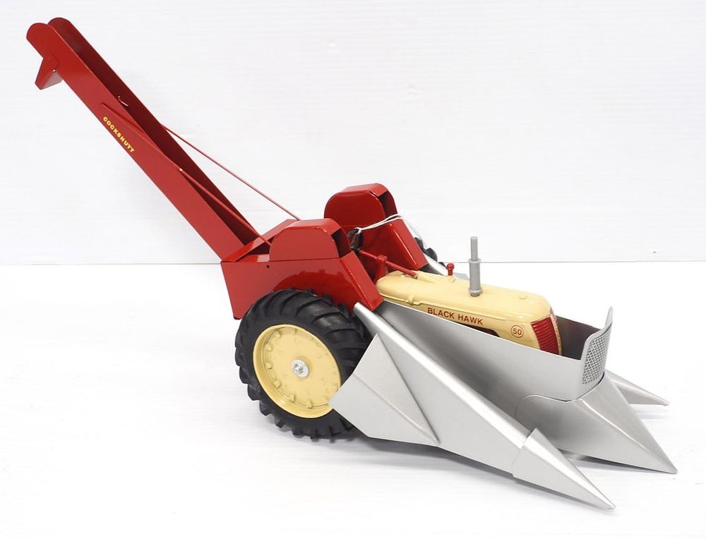 Lot 277: Black Hawk 50 Tractor with 2-Row Picker