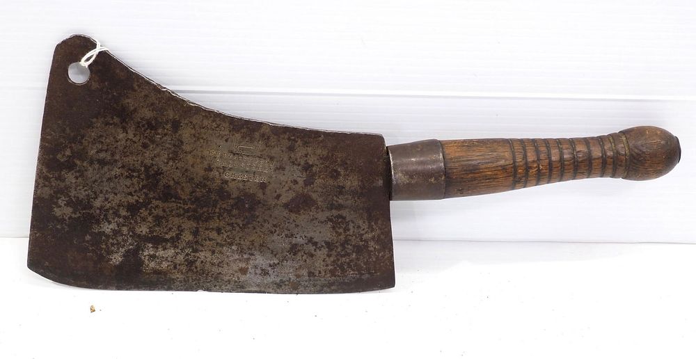 Lot 1001: Wm. Beatty & Son meat cleaver