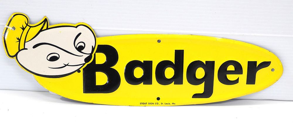Lot 1008: Badger sign