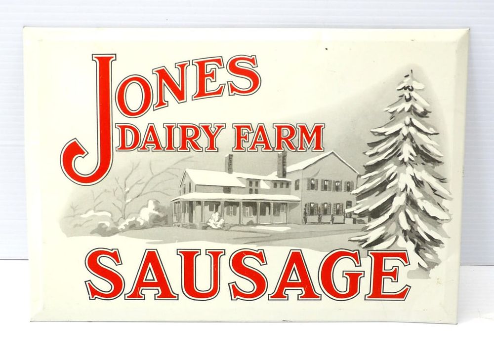 Lot 1024: Jones Dairy Farm Sausage sign