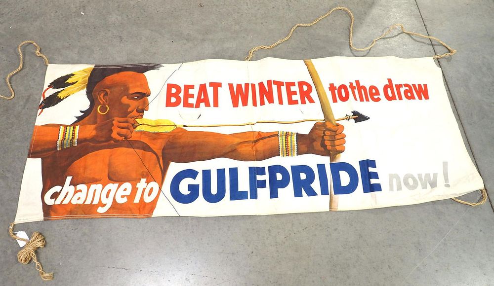 Lot 1056: Gulf Pride banner