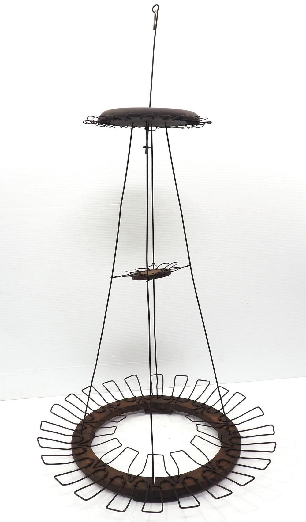 Lot 1069: Hanging country store display rack