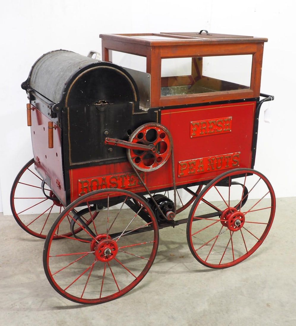 Lot 1088: Street vendor cart peanut roaster