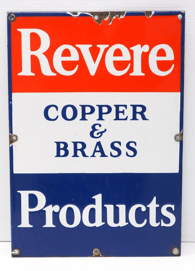 Lot 1093: Revere Products sign