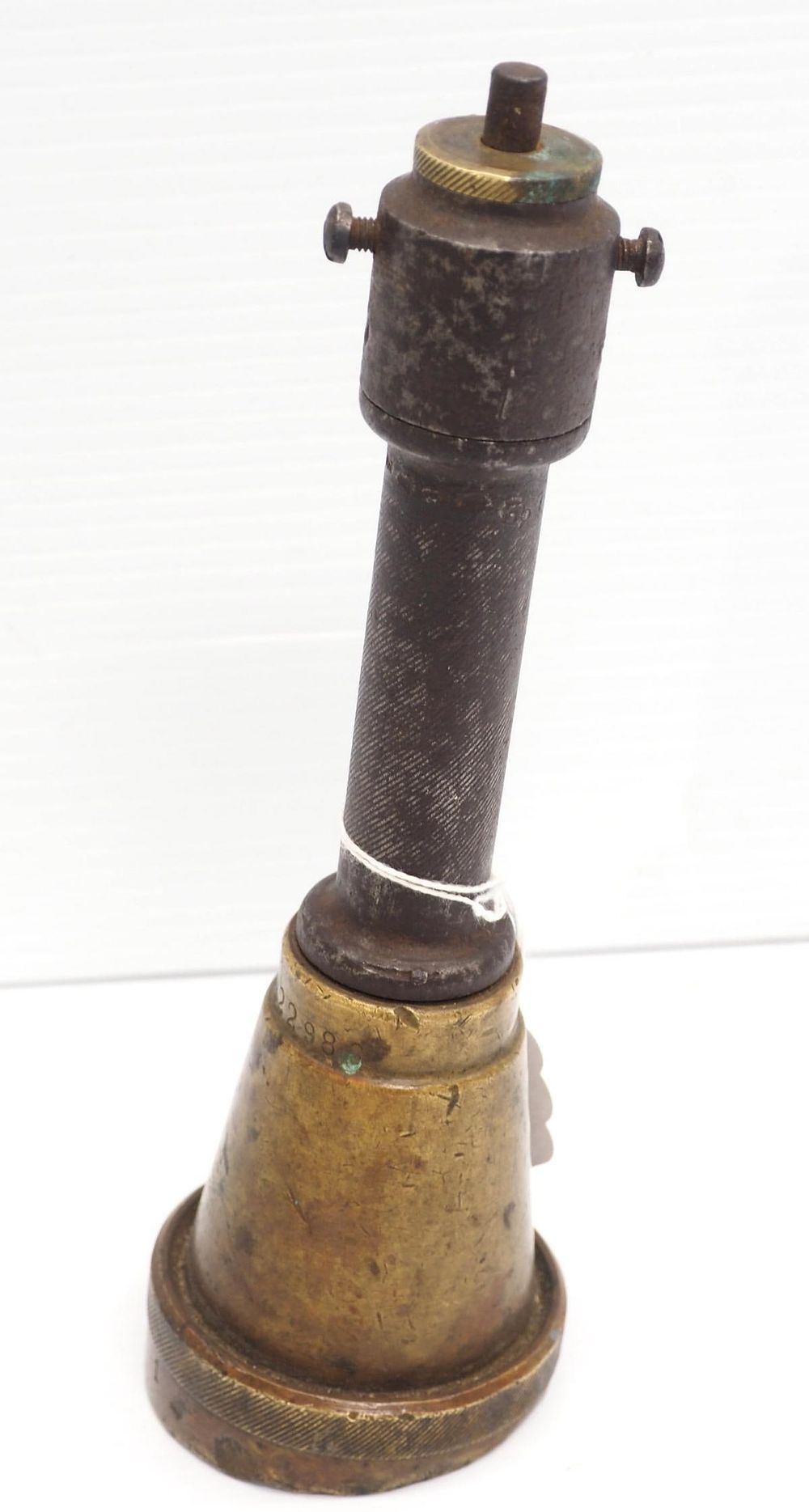 Lot 1117: Brass & iron bull killer,
