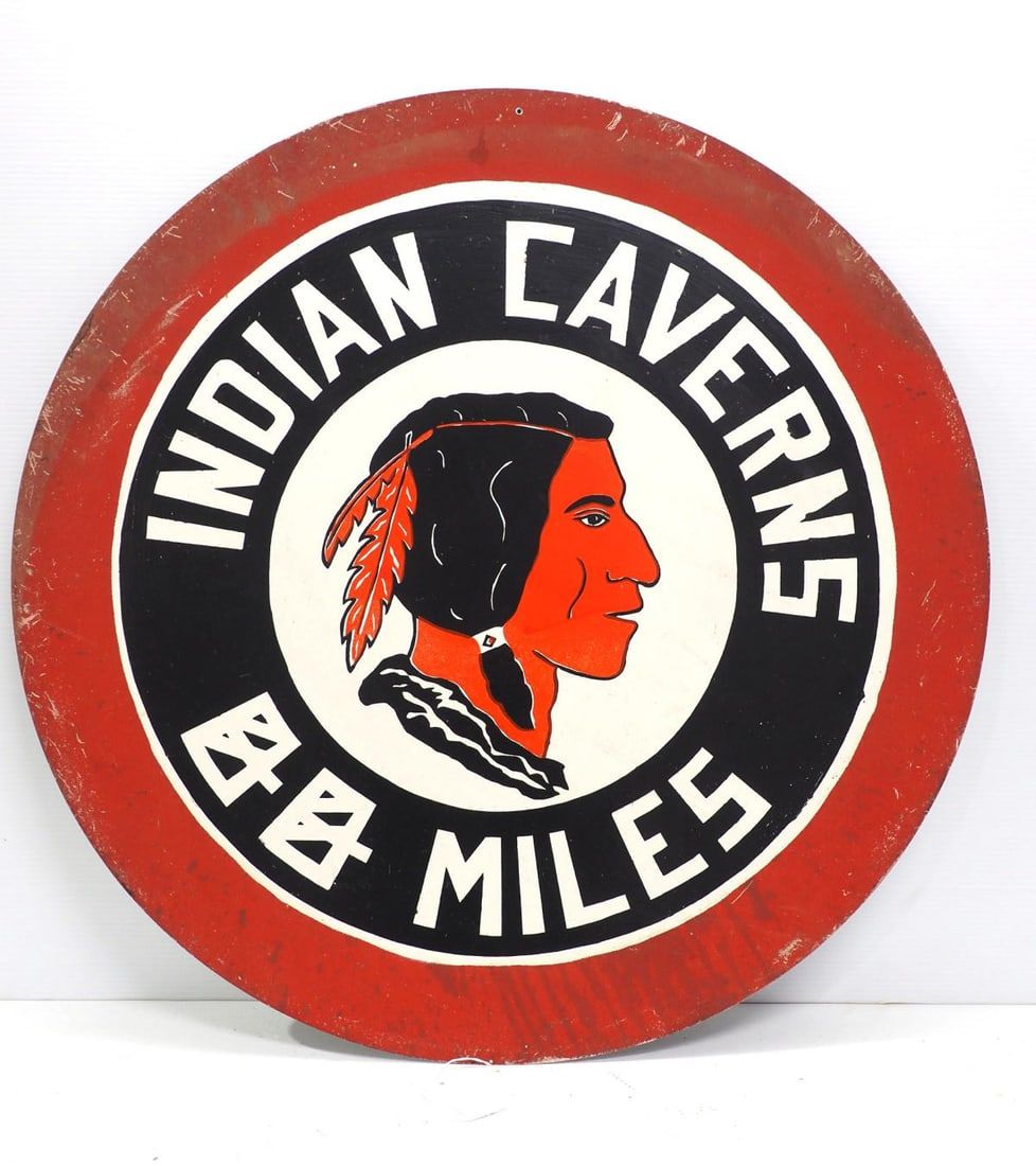Lot 1120: Tin sign painted over