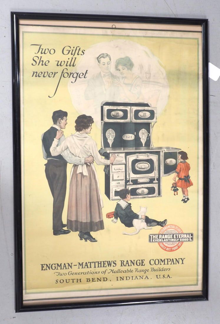 Lot 1142: Advertisement for Engman-Matthews Range Co