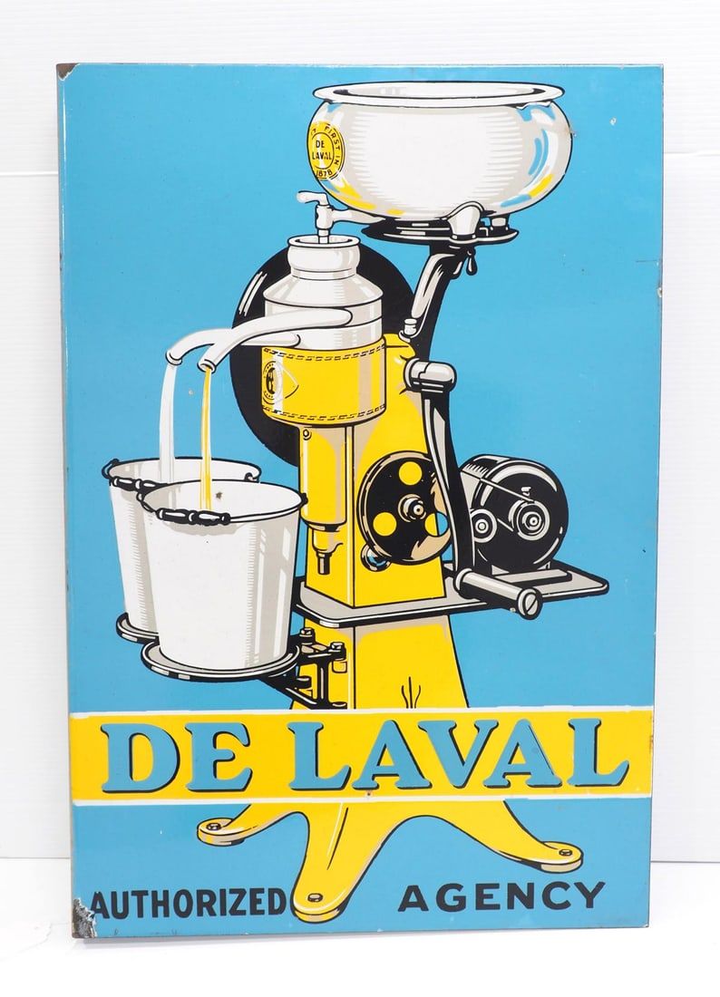 Lot 1148: DeLaval Agency sign