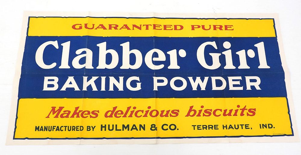 Lot 1161: Clabber Girl Baking Powder banner