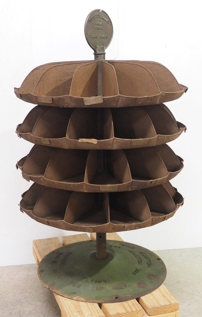 Lot 1180: Cast iron and tin hardware bin