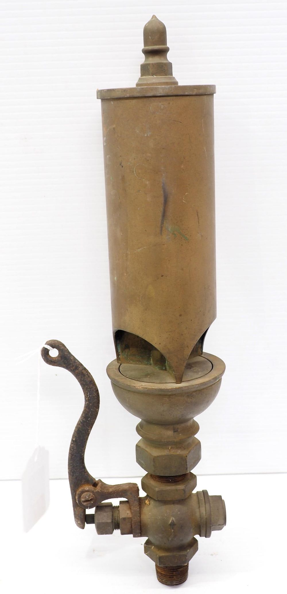 Lot 1181: Brass steam whistle