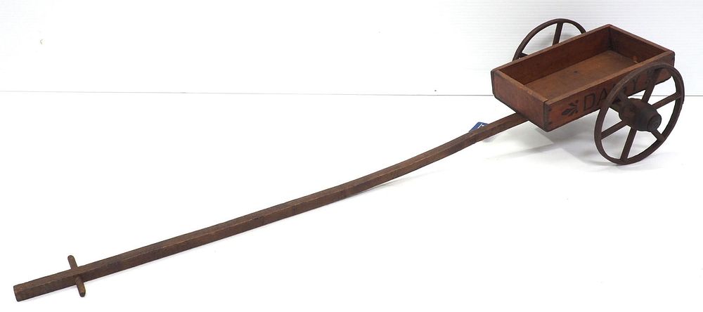 Lot 1199: Child's Daisy pull-cart