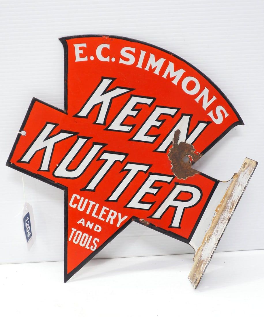 Lot 1204: Keen Kutter sign
