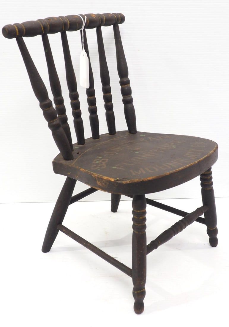 Lot 1219: Salesman sample or store display chair