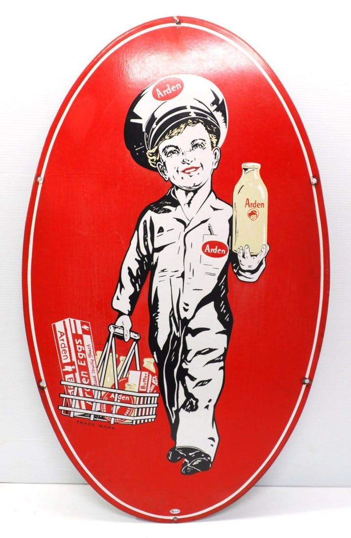 Lot 1234: Arden Milk sign