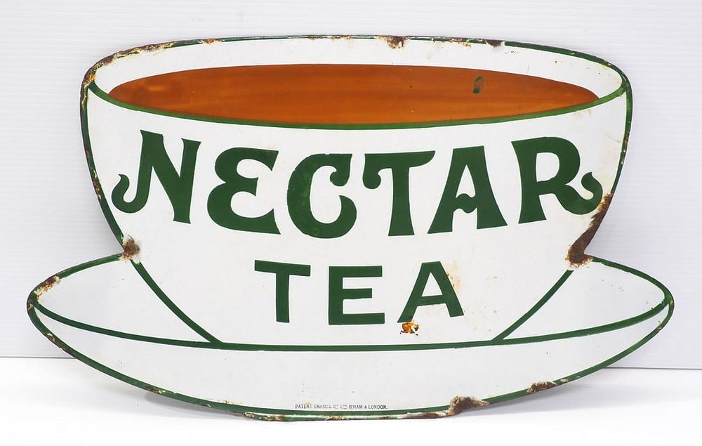 Lot 1243: Nectar Tea sign