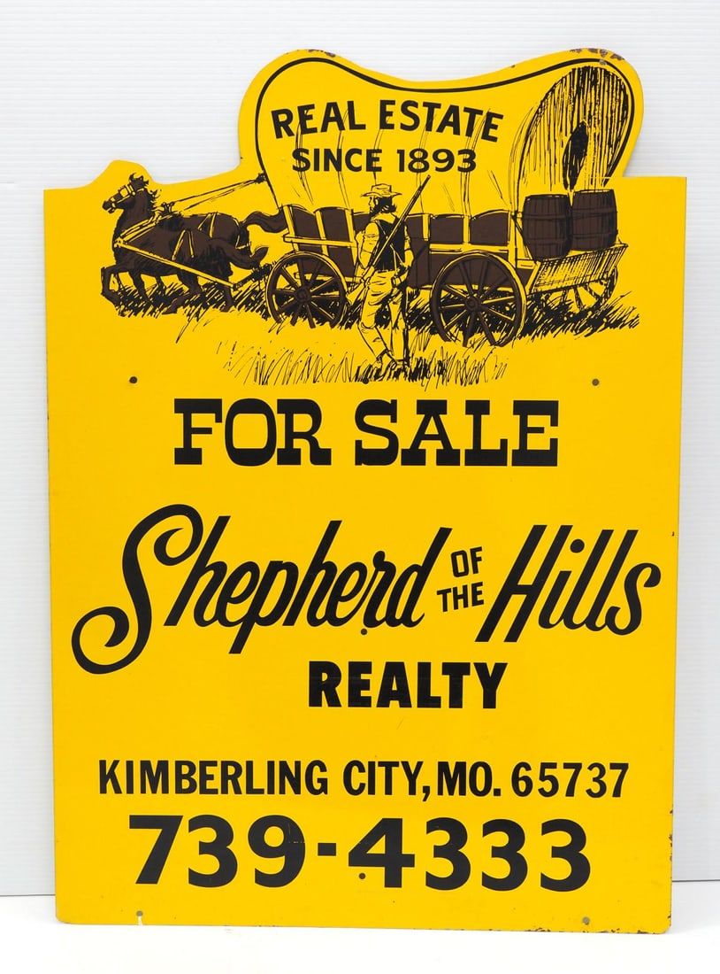 Lot 1257: Shepherd of the Hills Real Estate sign