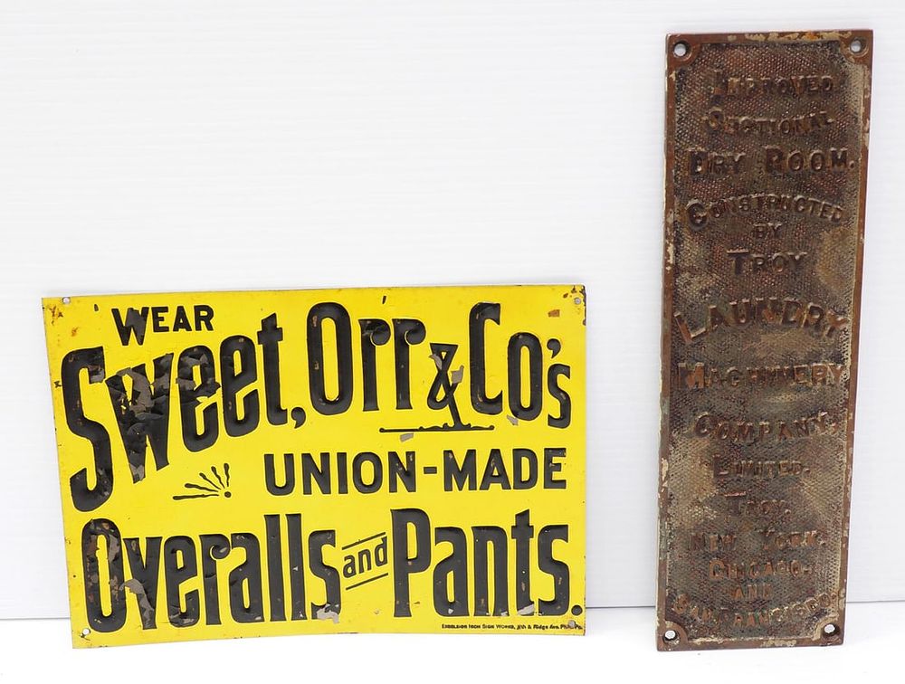 Lot 1287: (2) Signs