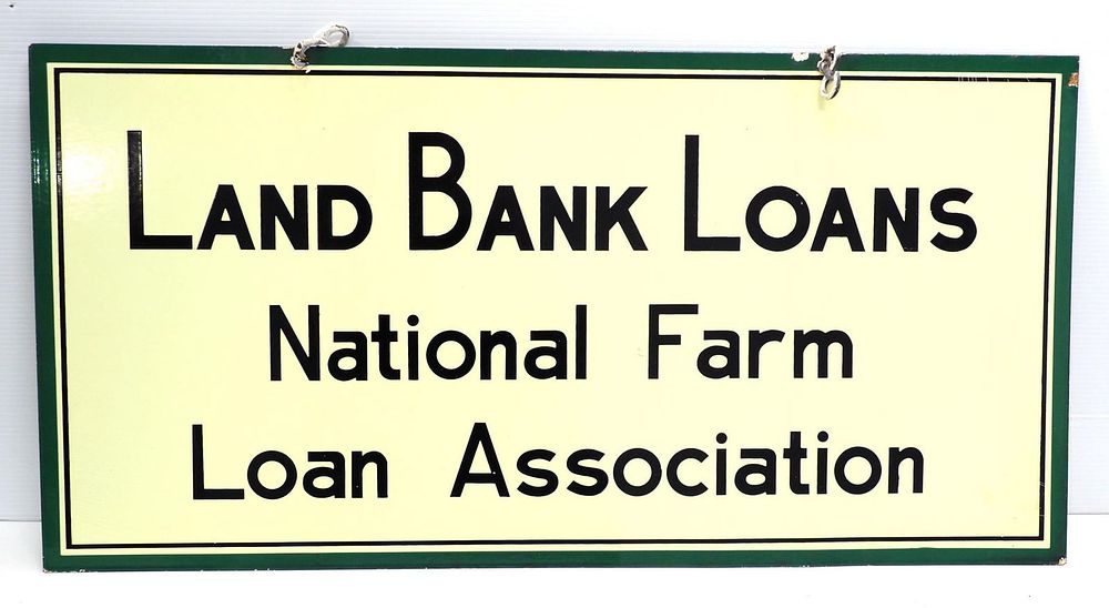 Lot 1301: Land Bank Loans sign