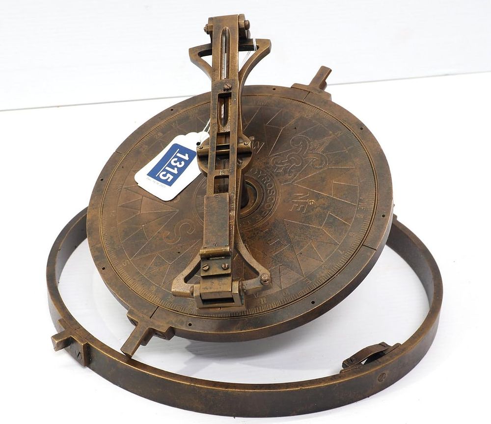 Lot 1315: Early brass Sperry Gyroscope