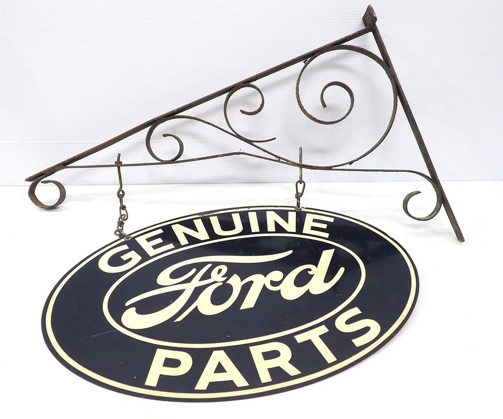 Lot 1340: Genuine Ford Parts with hanger