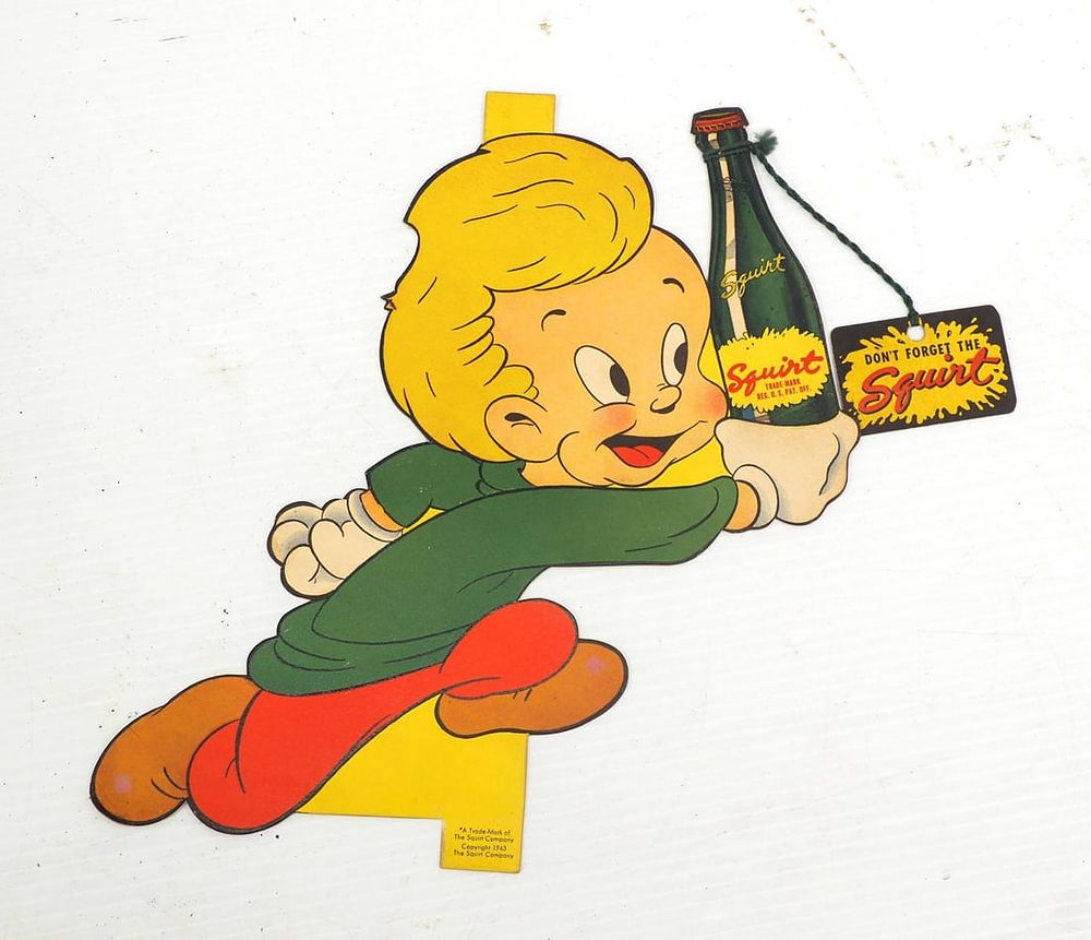 Lot 1410: Squirt advertisement