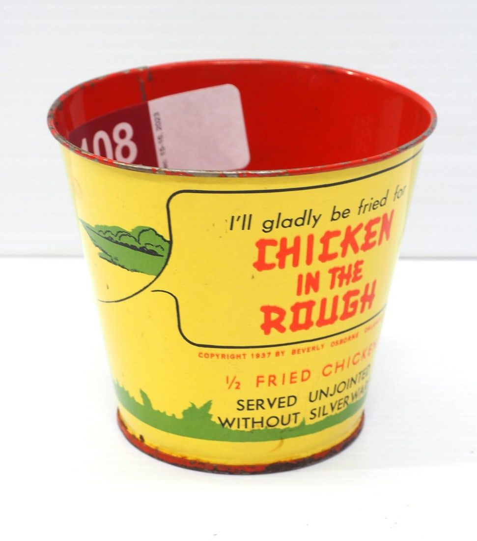Lot 108: Tin pail