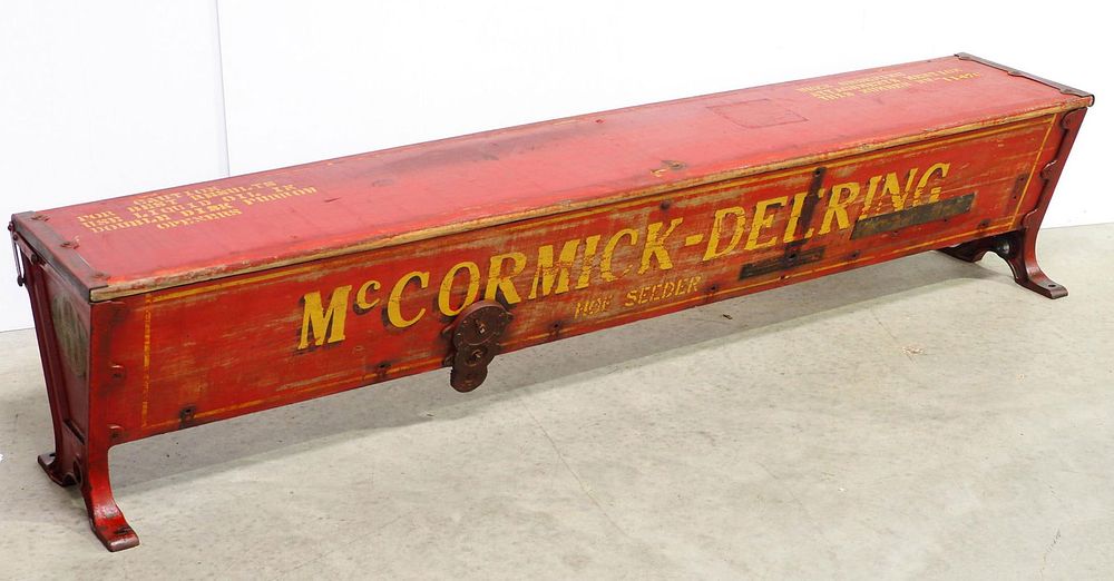 Lot 183: McCormick Deering grain box