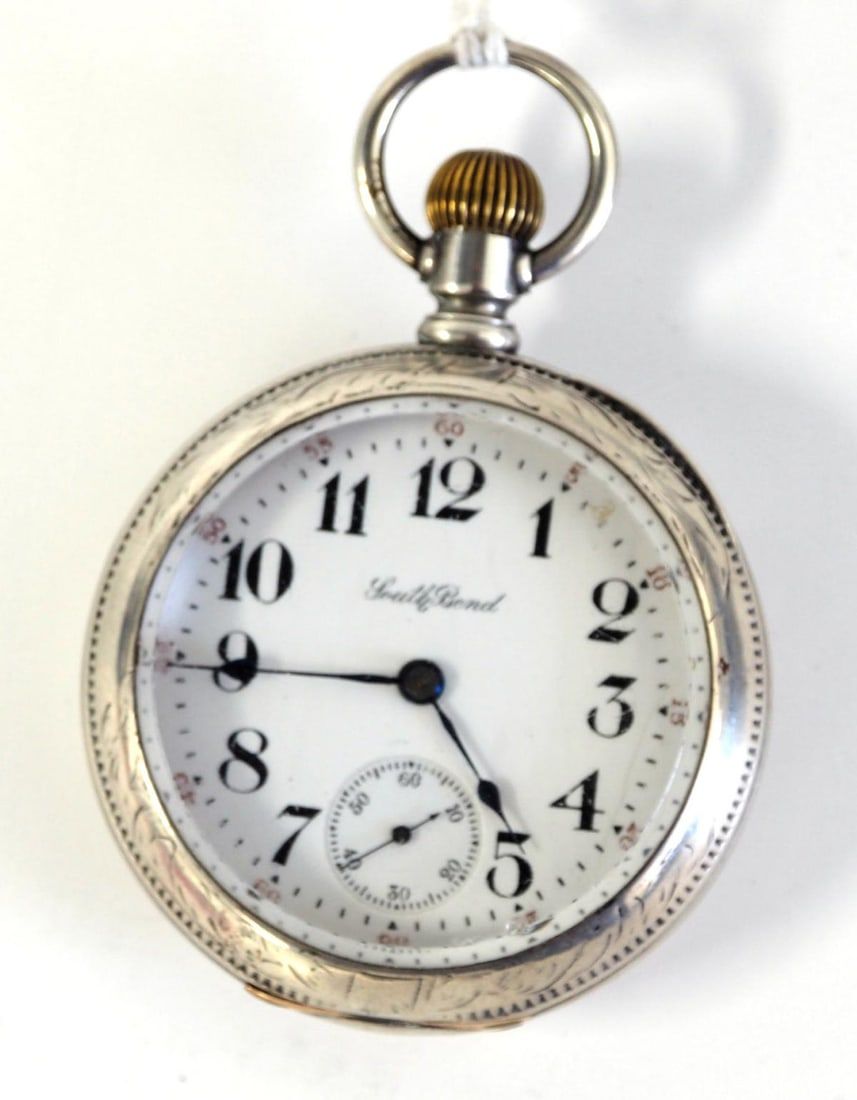 Lot 200: South Bend pocket watch