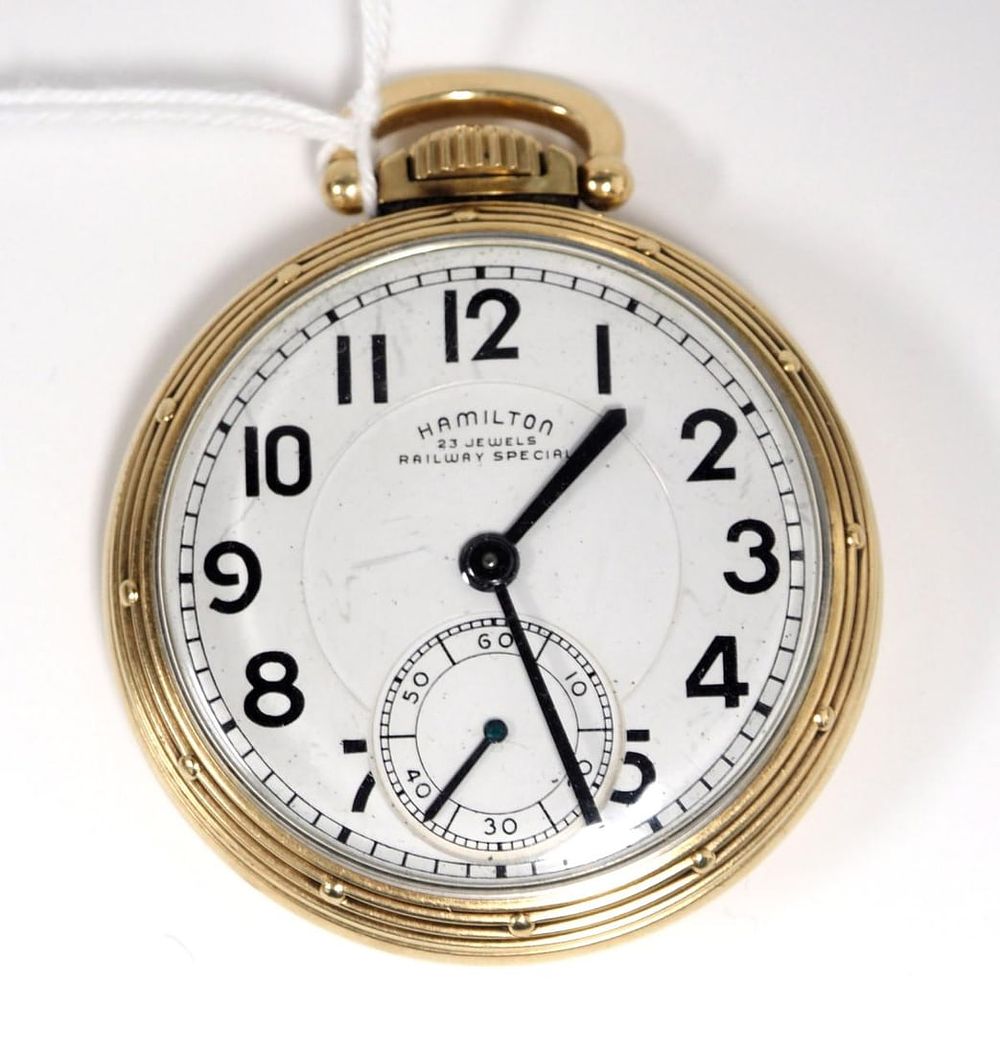 Lot 265: Hamilton 950B pocket watch