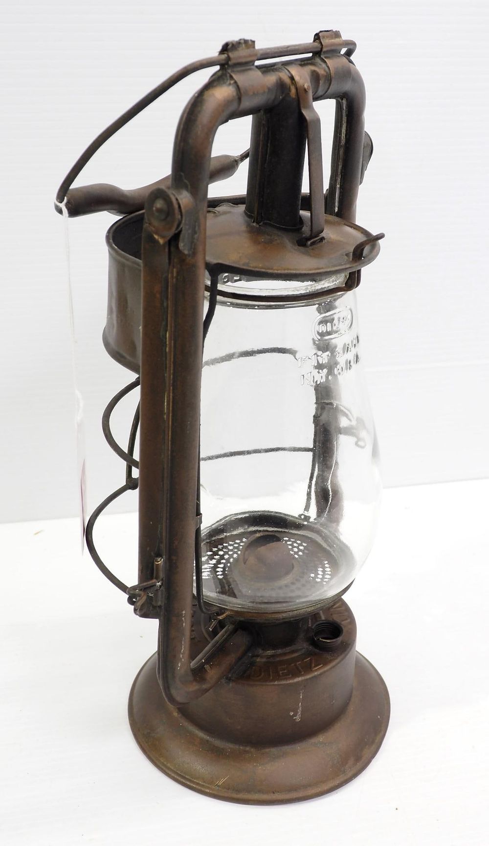 Lot 284: Dietz King Fire Dept. brass lantern