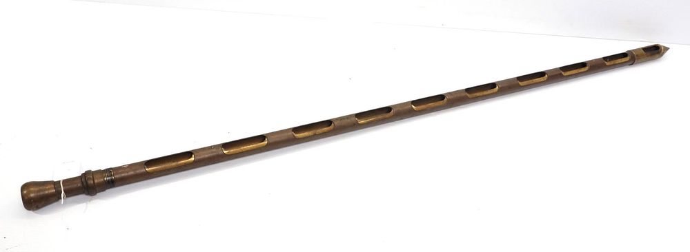 Lot 327: Brass corn probe