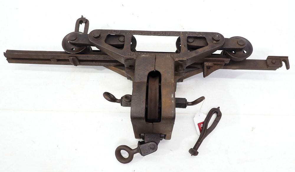 Lot 419: Hubert A Myers Mfg. Co. hay carrier