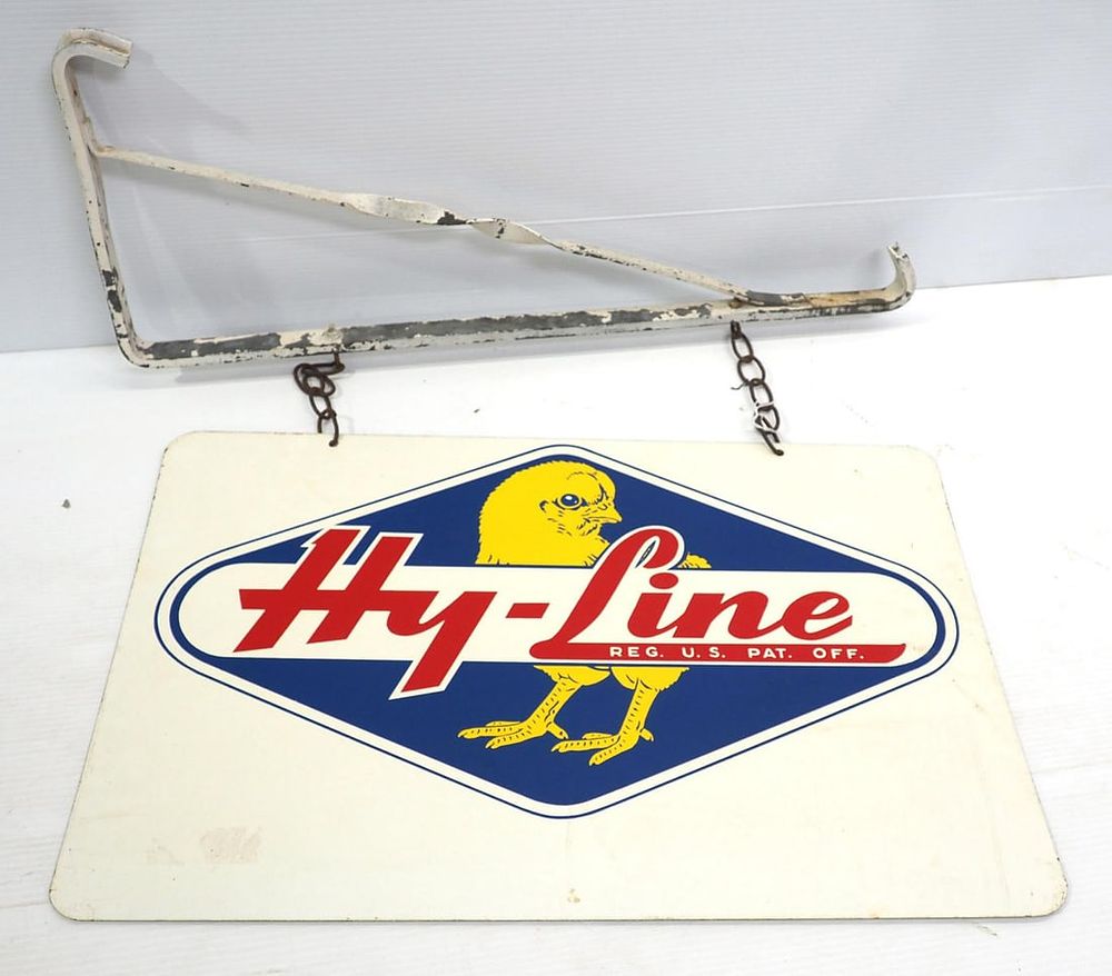 Lot 671: Hy-Line sign