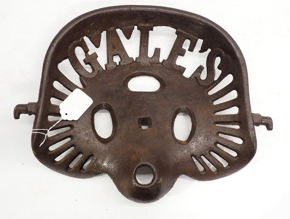 Lot 673: Gales cast iron seat