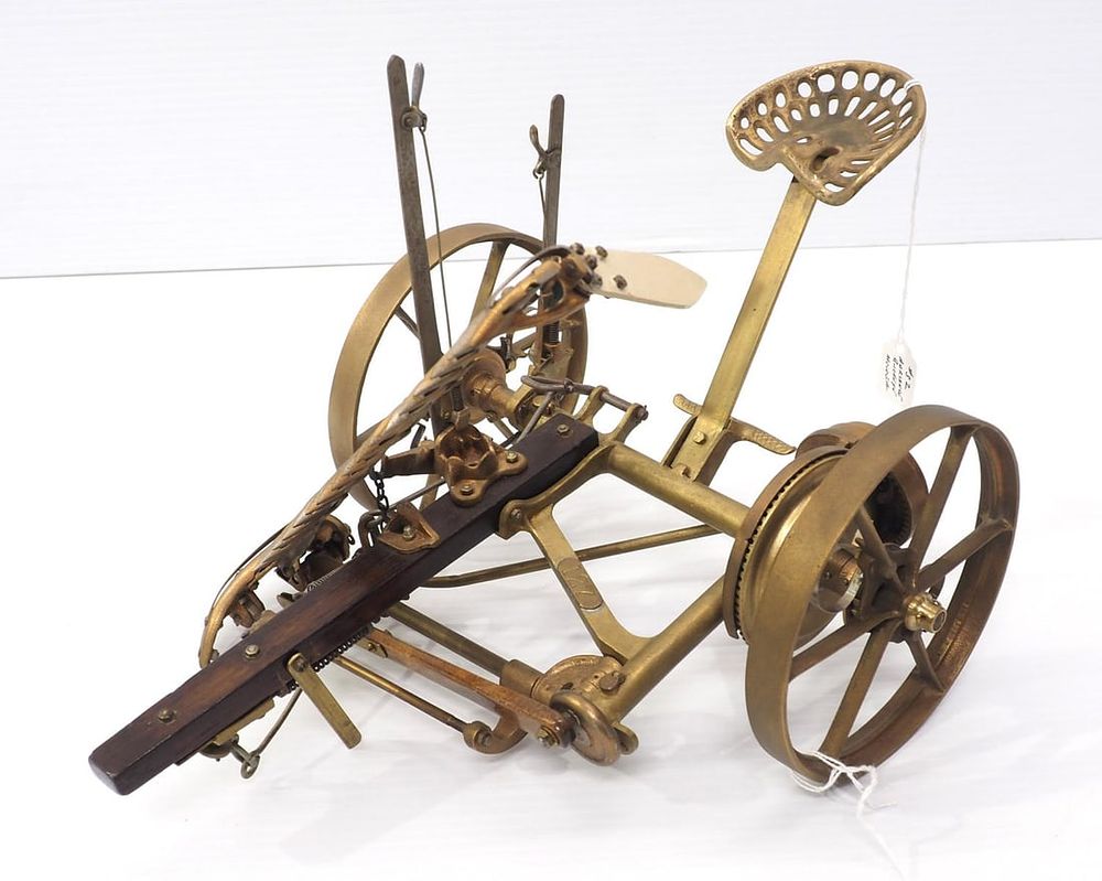 Lot 691: Salesman sample horse-drawn hay mower