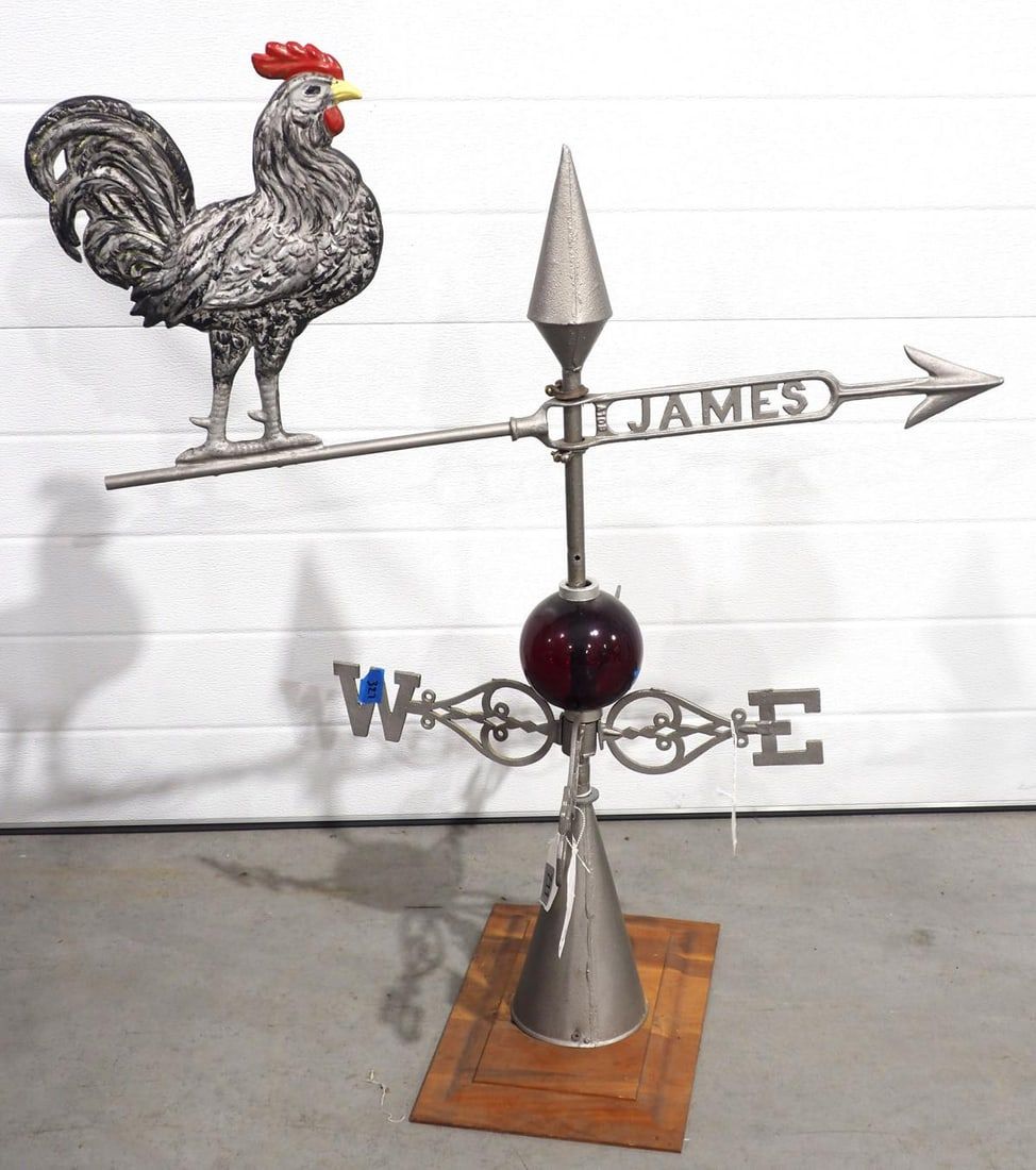Lot 711: James large chicken weathervane