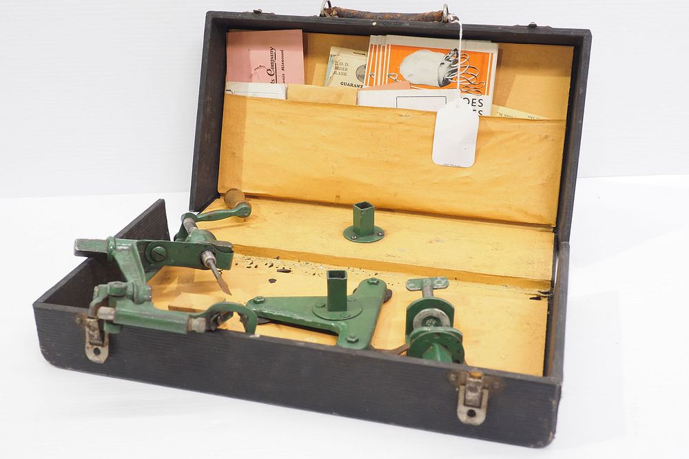 Lot 1070: Salesman traveling suitcase