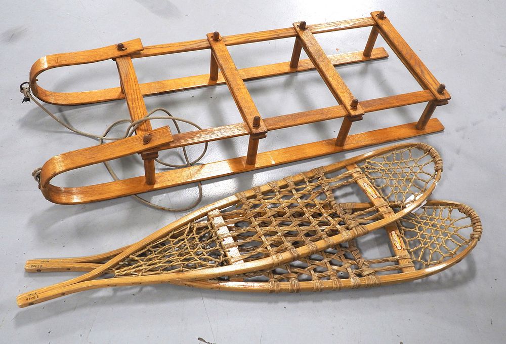 Lot 1090: The Maine Snow Shoes