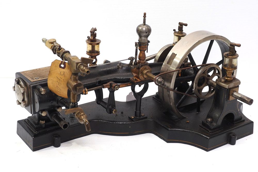 Lot 1225: RARE 1883 Sipp steam engine