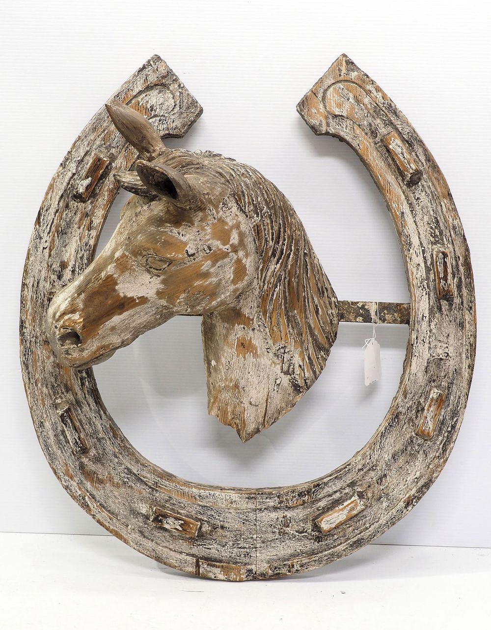 Lot 1226: Wooden blacksmith/farrier trade sign