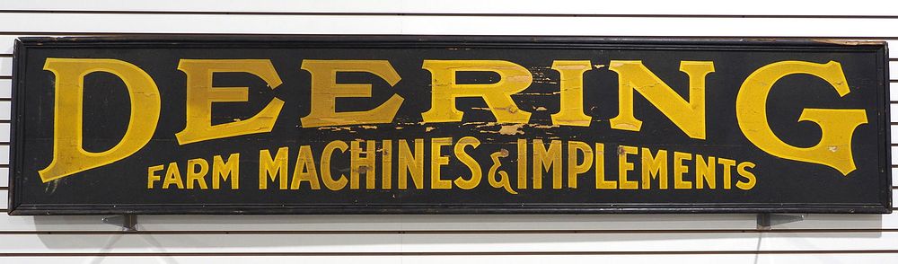 Lot 1243: Deering sign