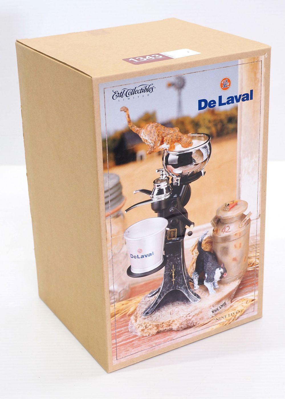 Lot 1343: Ertl DeLaval Nine Lives cream separator