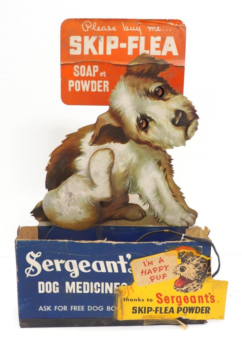 Lot 1608: Dog Medicine animated electric sign